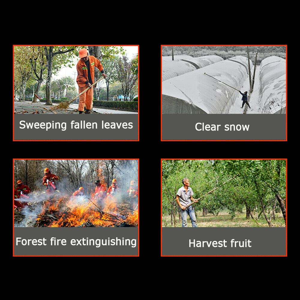 42.7CC 2-Stroke Gas Powered Backpack Leaf Blower - Commercial Grade for Grass, Sand, Gravel & Snow - Lightweight Orange Lawn Blower (USA) - Perfect for Yard Cleanup, Landscaping & Winter Snow Removal