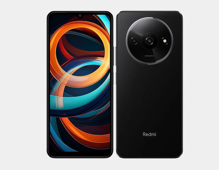 Xiaomi Redmi A3 4G Smartphone - 64GB ROM 3GB RAM, Dual SIM Unlocked GSM Phone (Black) - Perfect for Travel, Work & Everyday Use