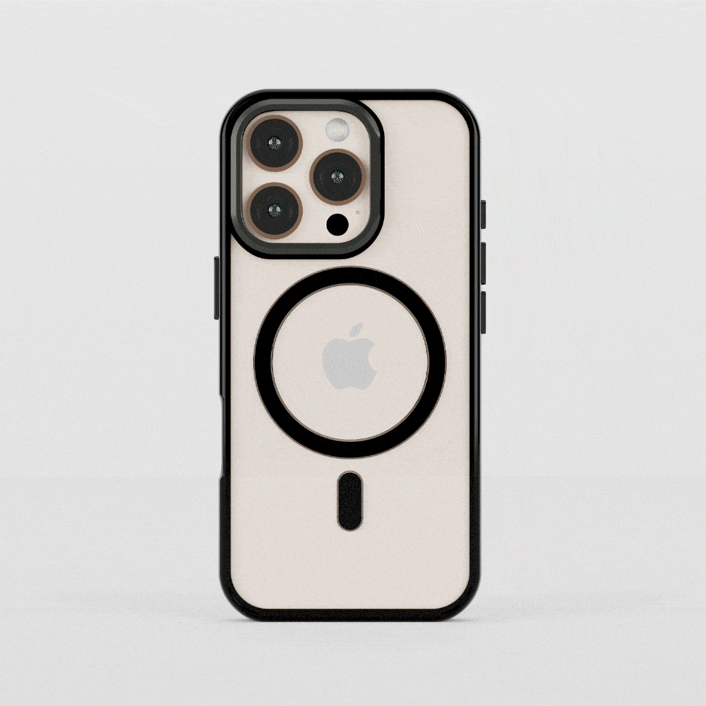 iPhone 16 Pro Clear Protective Case - Anti-Yellowing, Scratch-Resistant with Adjustable Camera Kickstand - Perfect for Daily Use, Travel & Hands-Free Viewing