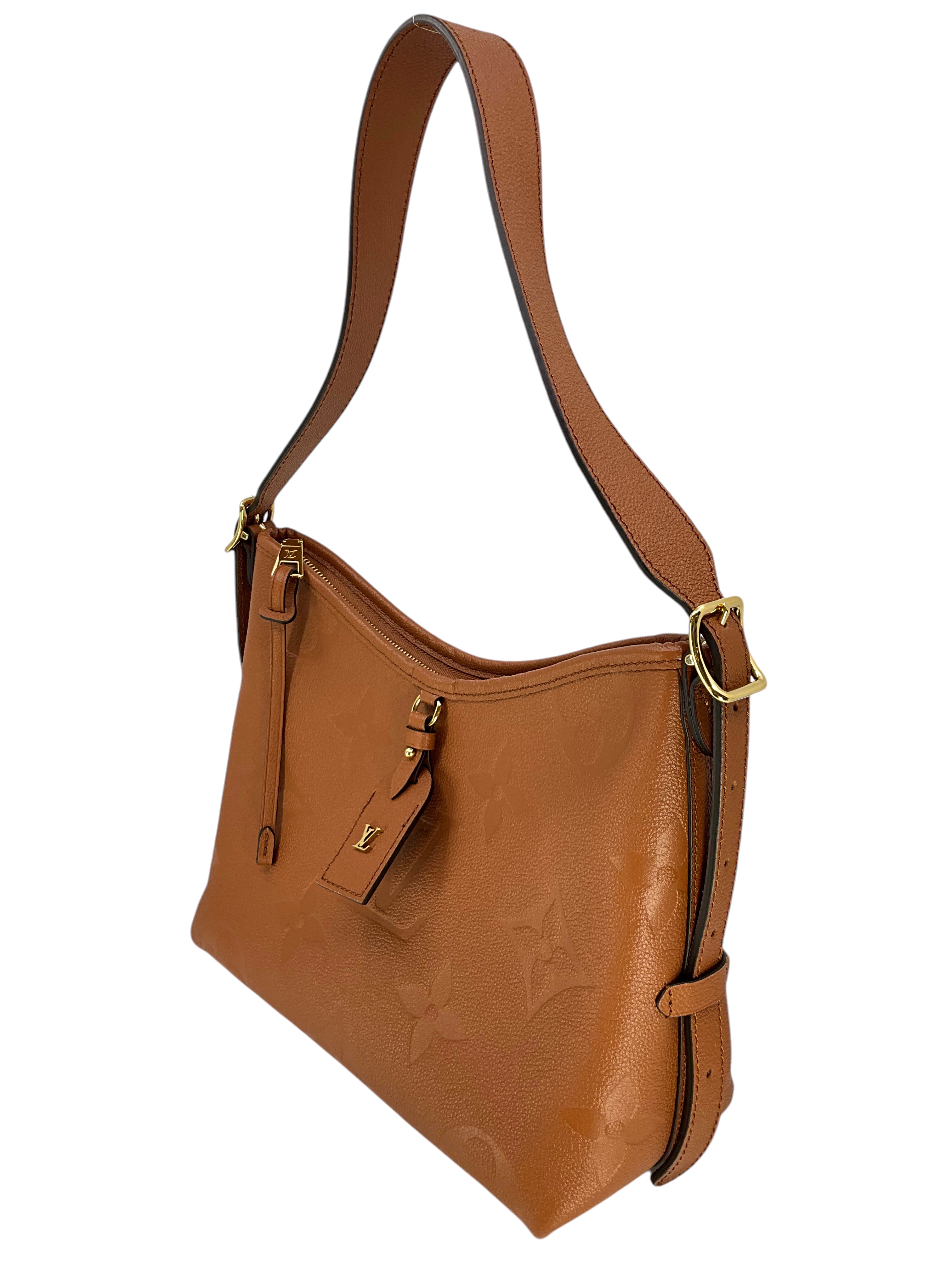 Authentic Louis Vuitton Giant Monogram Empreinte Leather Carryall PM Handbag - Luxury Tote for Women, Perfect for Work, Travel & Everyday Use