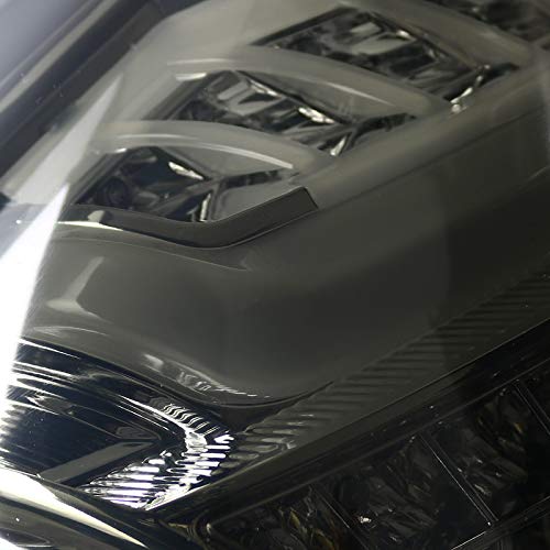 Spec-D Tuning Smoke LED Tail Lights for 2003-2007 Cadillac CTS - Left & Right Pair Assembly - Enhanced Visibility & Style for Night Driving & Car Shows