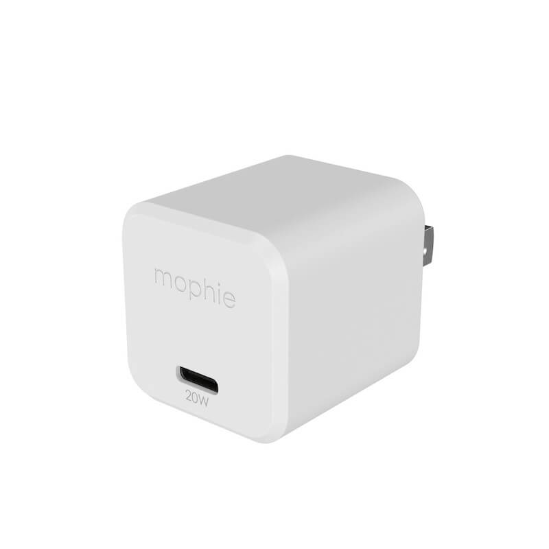 20W MOPHIE USB C Wall Charger with GaN Technology - Fast Charging for iPhone, Android, MacBook | Perfect for Home, Office & Travel