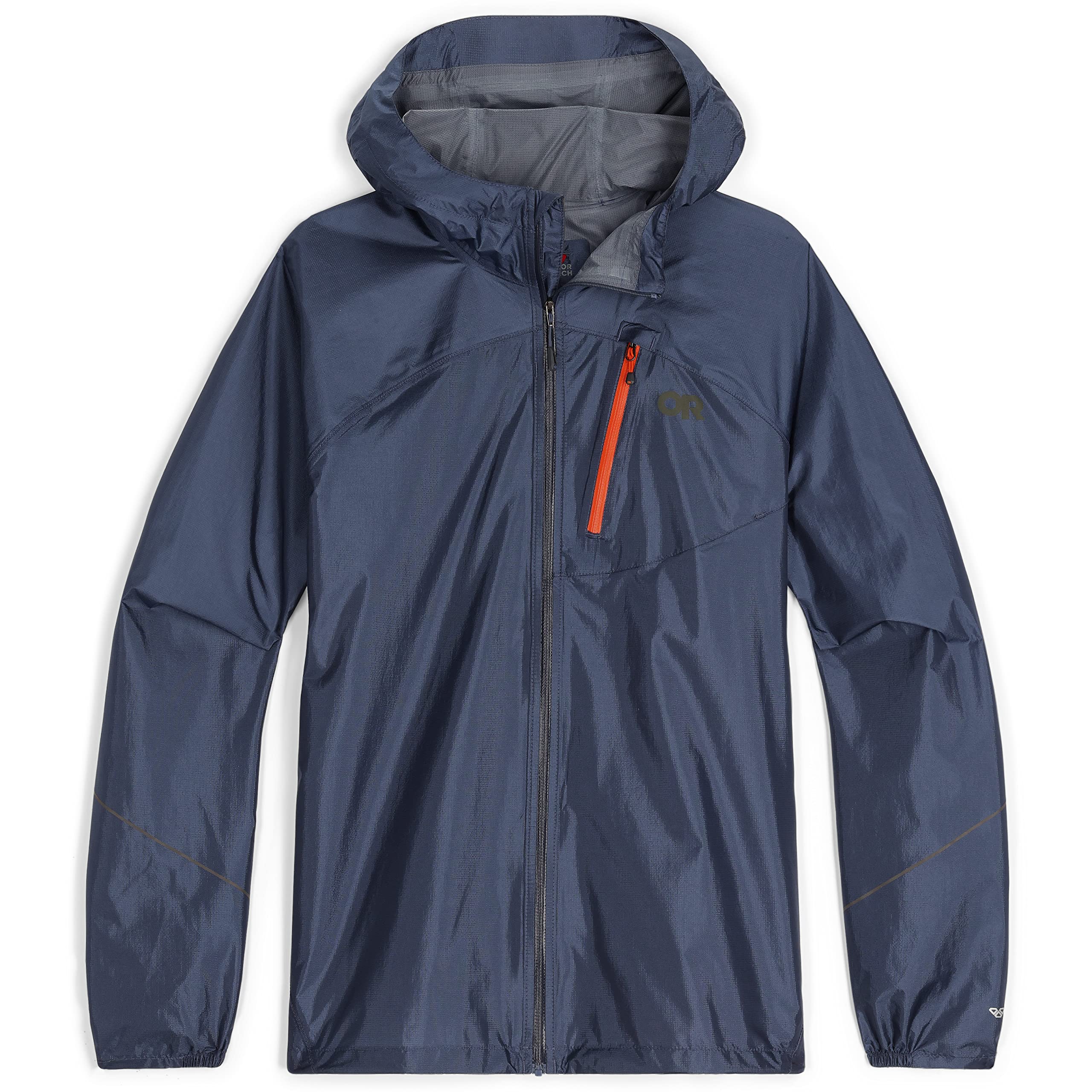 Outdoor Research Men's Helium Rain Jacket - Lightweight Waterproof Windproof Breathable Hiking Jacket for Outdoor Adventures, Camping & Travel