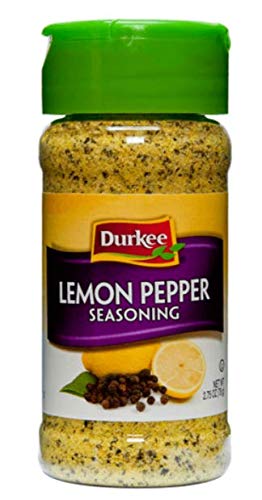 Durkee Pepper & Lemon Seasoning Blend, 2.75oz (Pack of 2) - Perfect for Grilled Chicken, Seafood & Vegetables | All-Purpose Spice for Cooking & BBQ