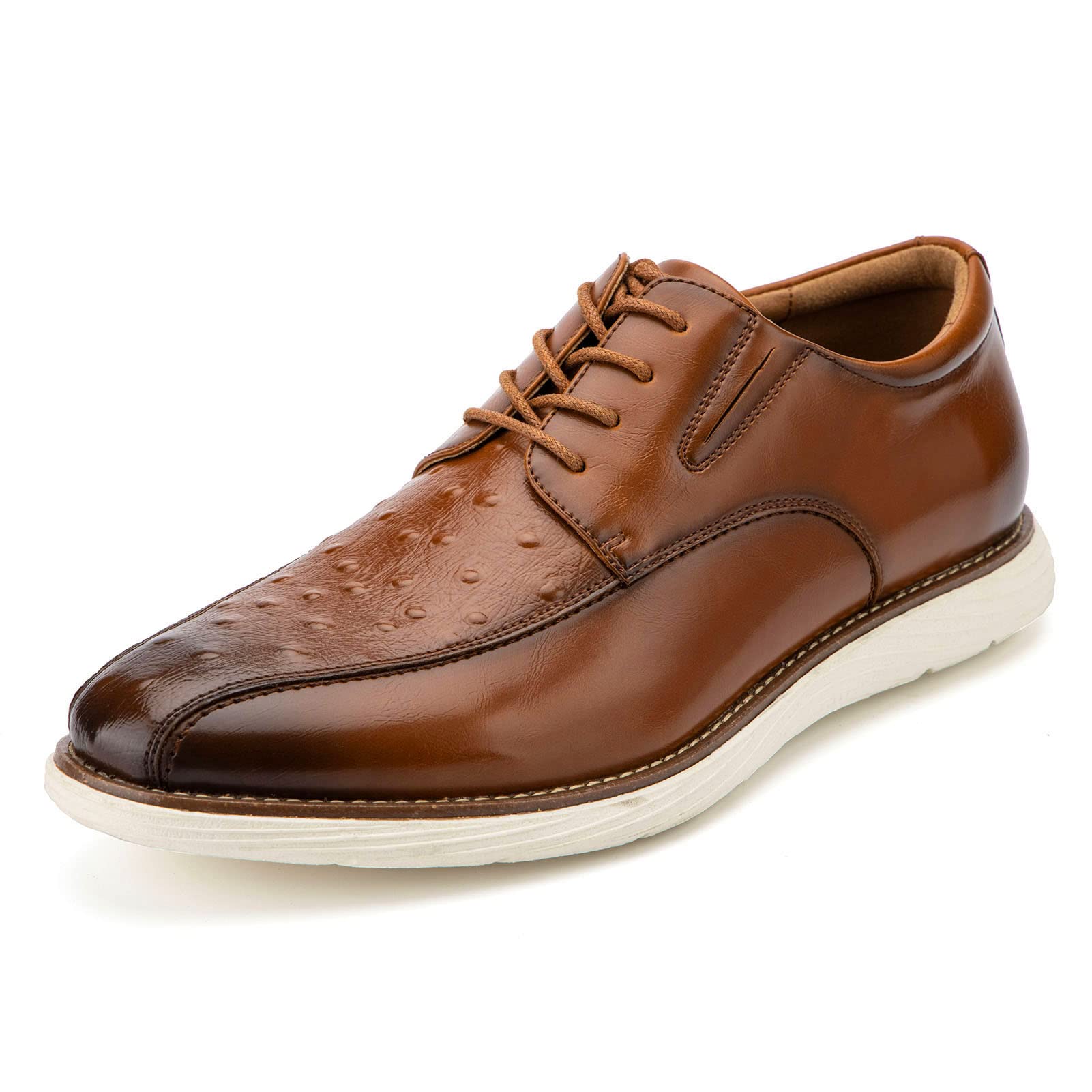 Meijiana Men's Oxford Dress Shoes - Lightweight Lace-Up Formal Shoes for Business & Wedding - Comfortable Office & Evening Wear