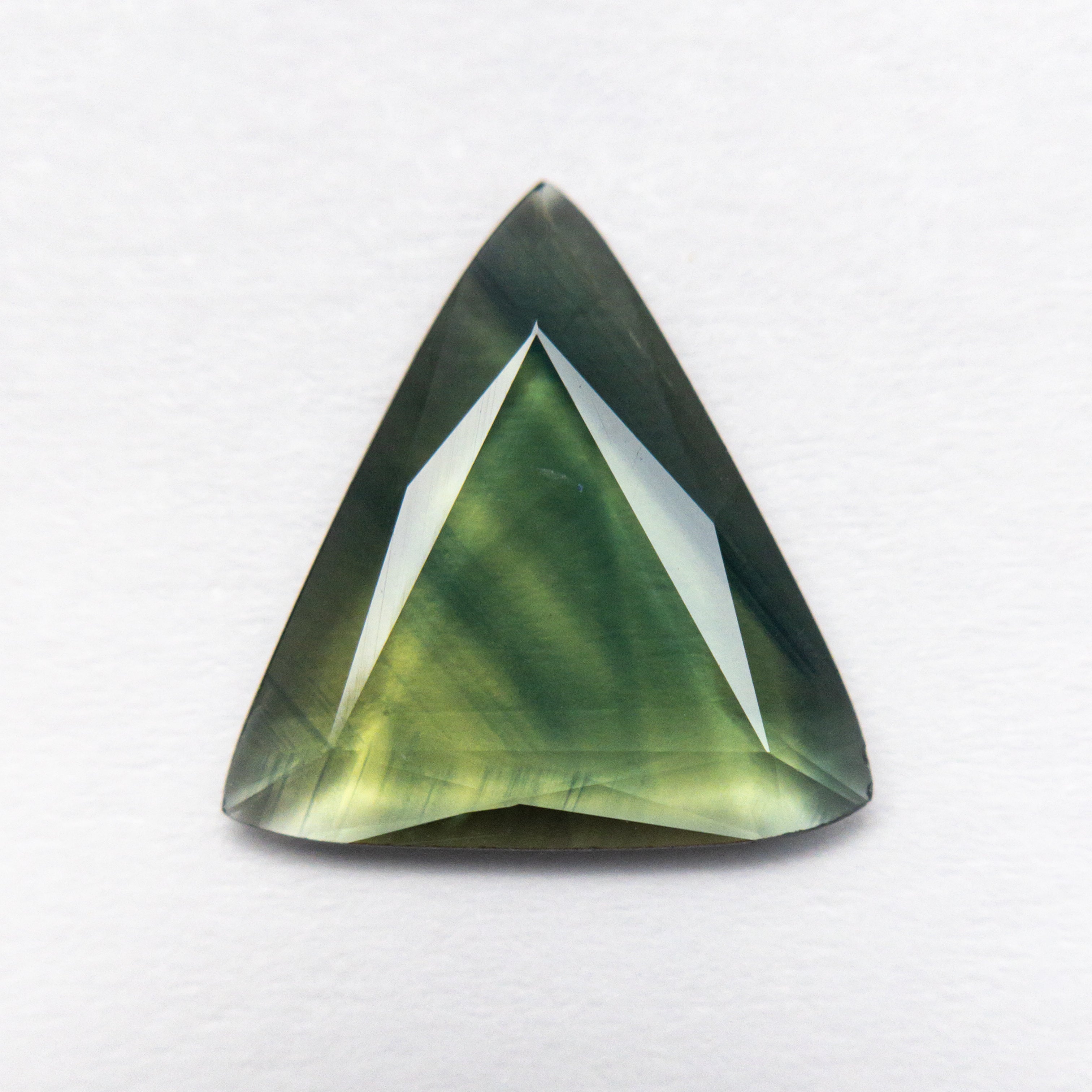 1.81ct Natural Blue Triangle Portrait Cut Sapphire Gemstone - 12.25x10.62x1.68mm for Engagement Rings & Fine Jewelry Making