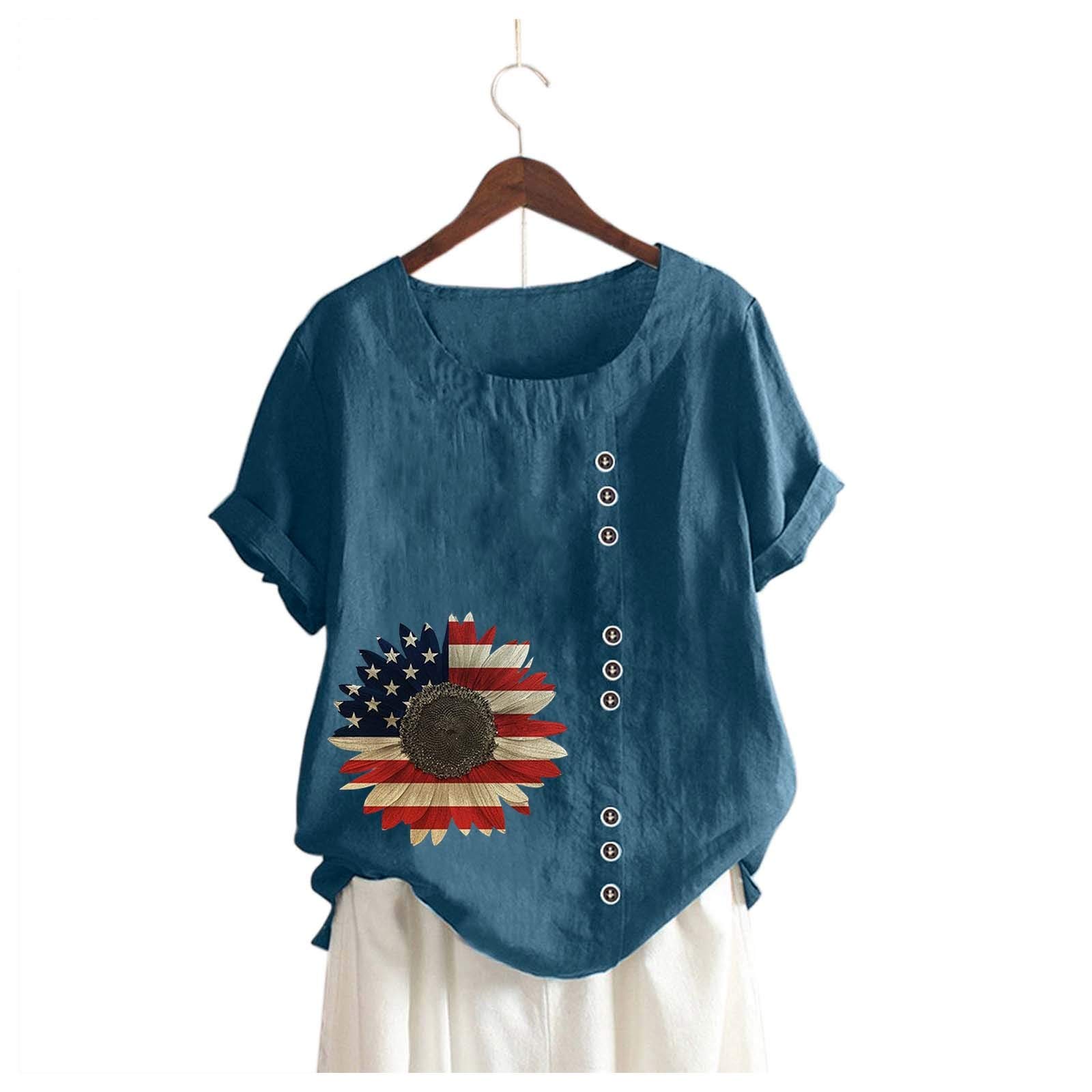 Women's Workout T-Shirts - Casual Summer Short Sleeve Graphic Tee with Letter Print | Gym, Running, Yoga & Everyday Wear