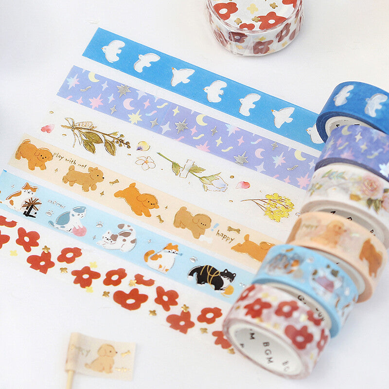 Beautiful Bird Washi Tape - Decorative Japanese Paper Tape for Scrapbooking, Journaling, and DIY Crafts | Perfect for Gift Wrapping, Bullet Journals, and Home Decor