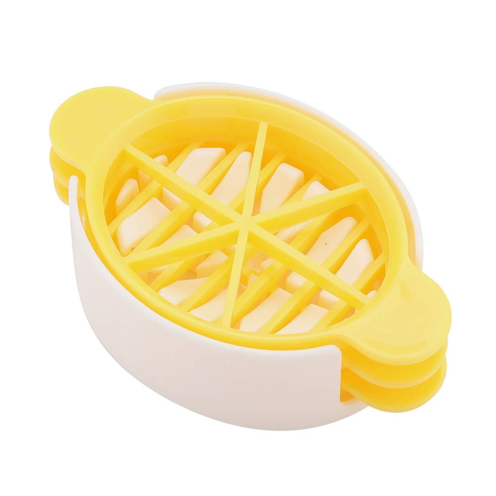 Egg Cutter & Soft Fruit Slicer - Stainless Steel Boiled Egg Chopper for Kitchen, Restaurant & Home Use - Perfect for Eggs, Strawberries & Soft Fruits - Ideal for Meal Prep, Salads & Breakfast