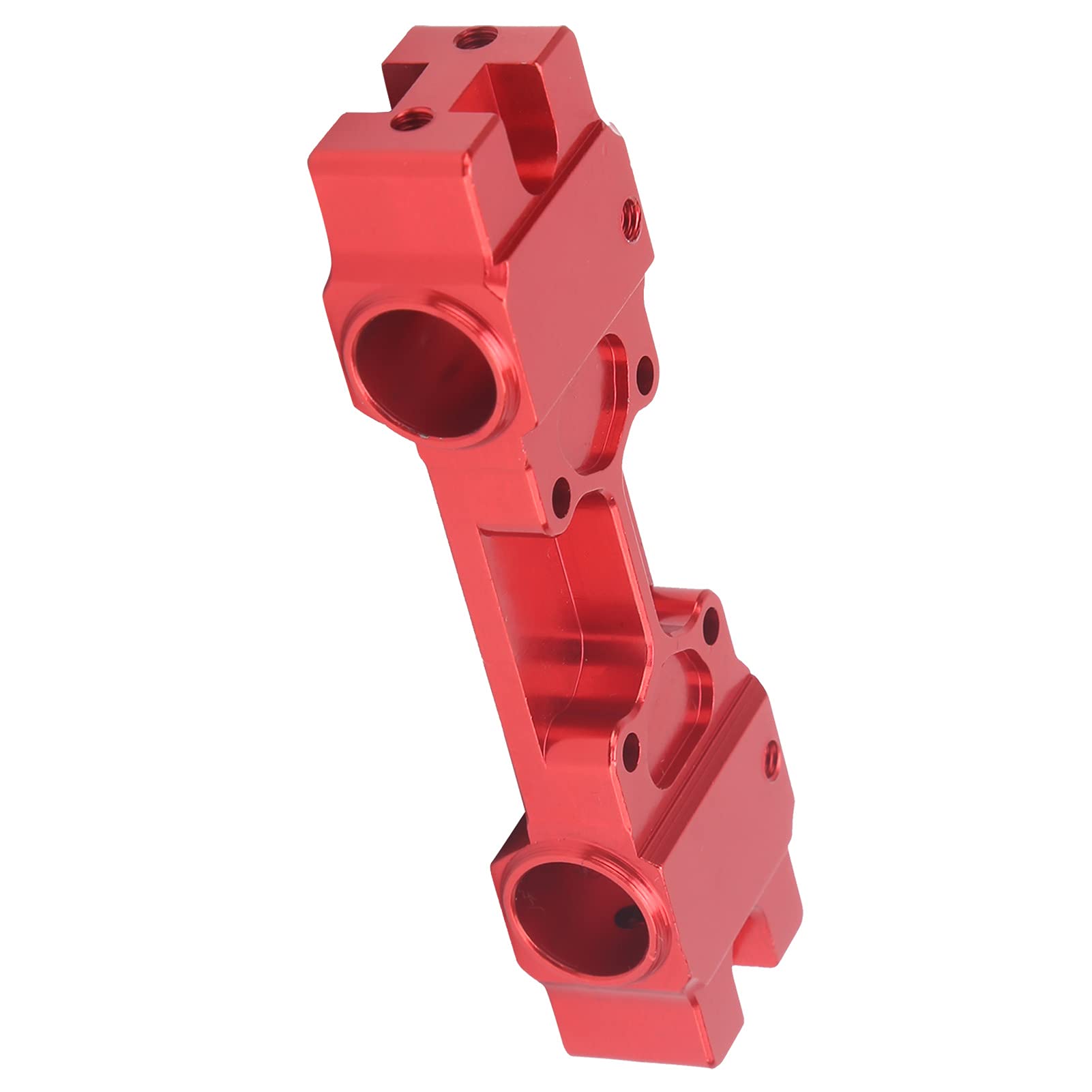 VGEBY Aluminum Alloy RC Car Front Rear Bumper Mount & Servo Bracket - Compatible with GEN8 1/10 Scale RC Crawler (Red) - Perfect for Off-Road Crawling & RC Car Upgrades
