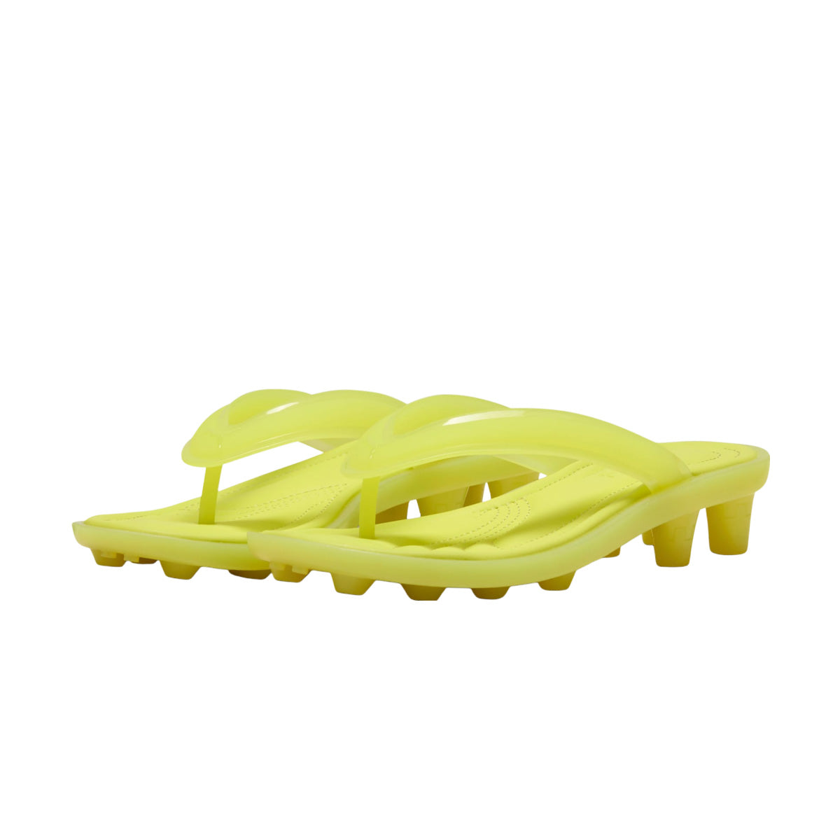 FENTY Cat Cleat Jelly Sandals in Lime Sheen - Women's Fashion Sneakers for Summer, Streetwear & Casual Outfits