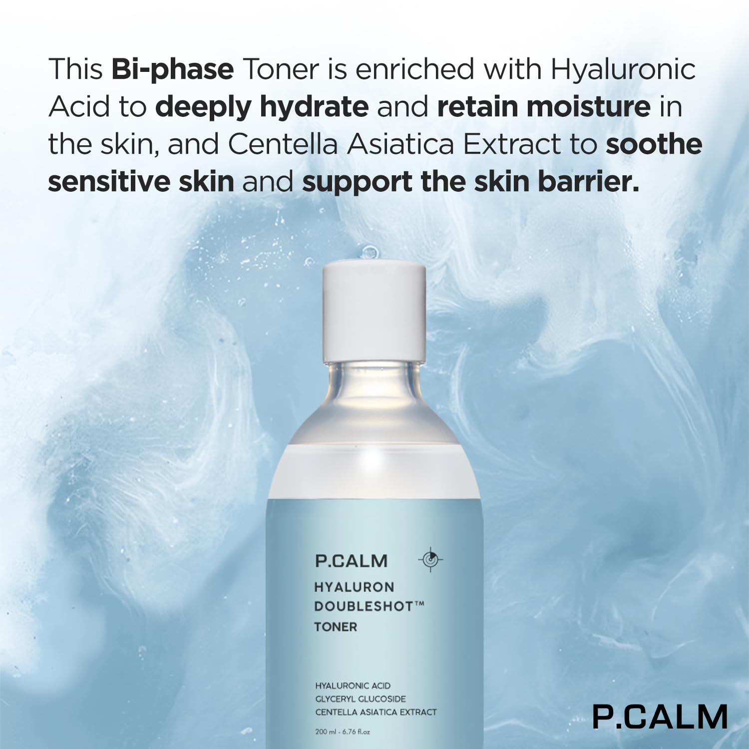 P.CALM Skin Barrier Boost Essentials – Korean Non-Comedogenic Skincare for Sensitive Skin | Vegan & Cruelty-Free | Daily Hydration & Redness Relief for Dry, Irritated Skin