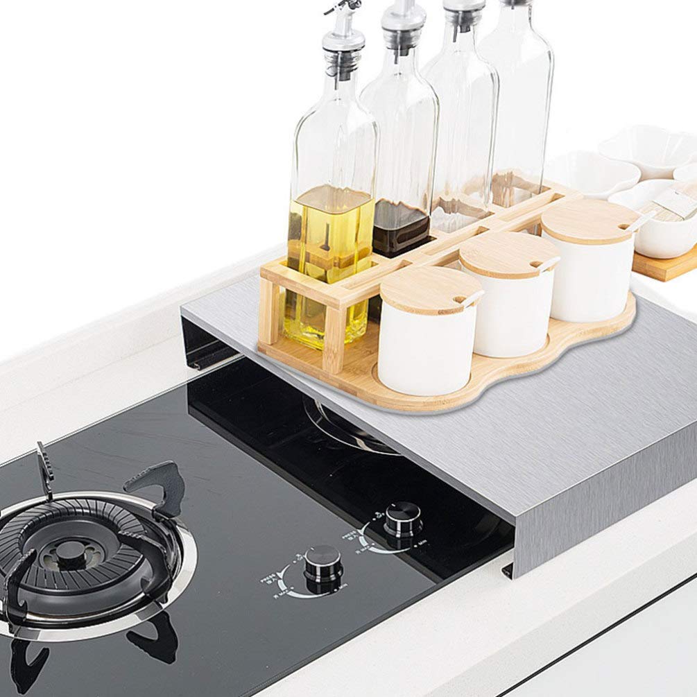 Cabilock 1-Piece Shelf Pan Pot Rack - Countertop Rice Cooker & Induction Cooker Organizer, Spice Rack for Kitchen Storage - Perfect for Small Kitchens, Countertop Organization & Cooking Space Saving