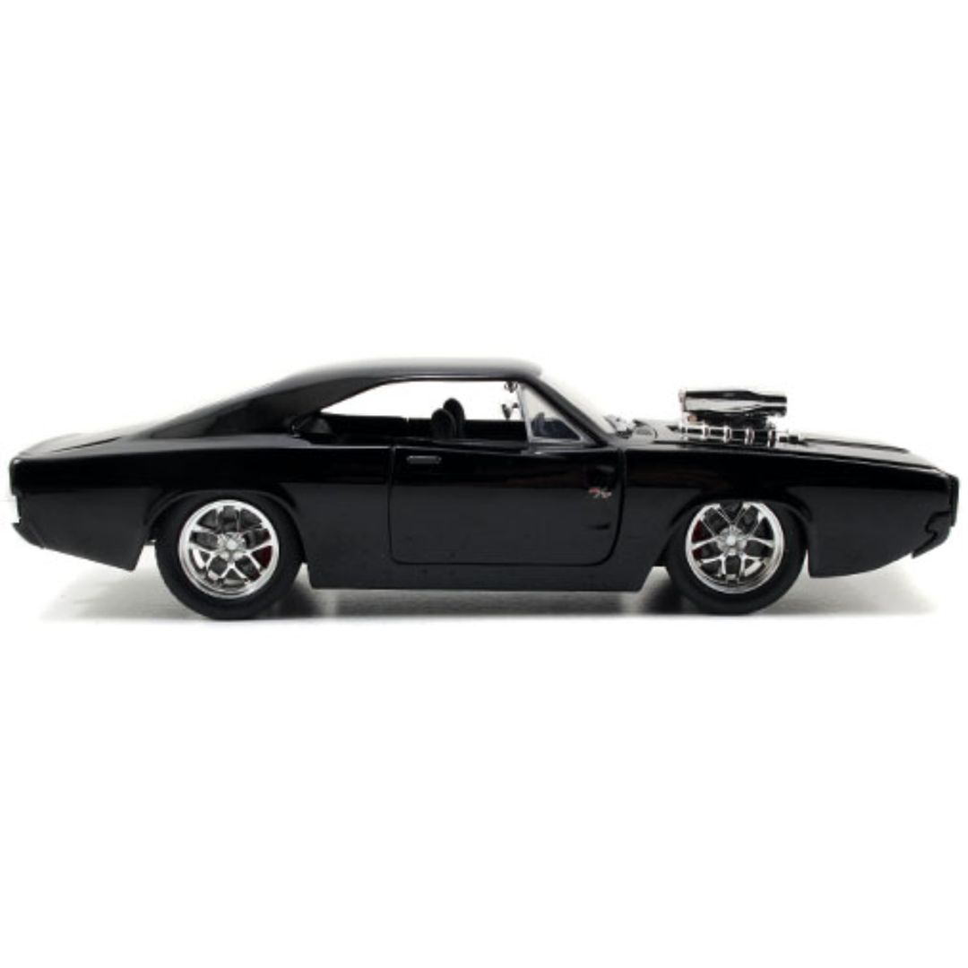 1:24 Scale Dom's Dodge Charger R/T Diecast Car - Fast & Furious Movie Replica - Collectible Model Vehicle for Display, Gifts & Racing Enthusiasts