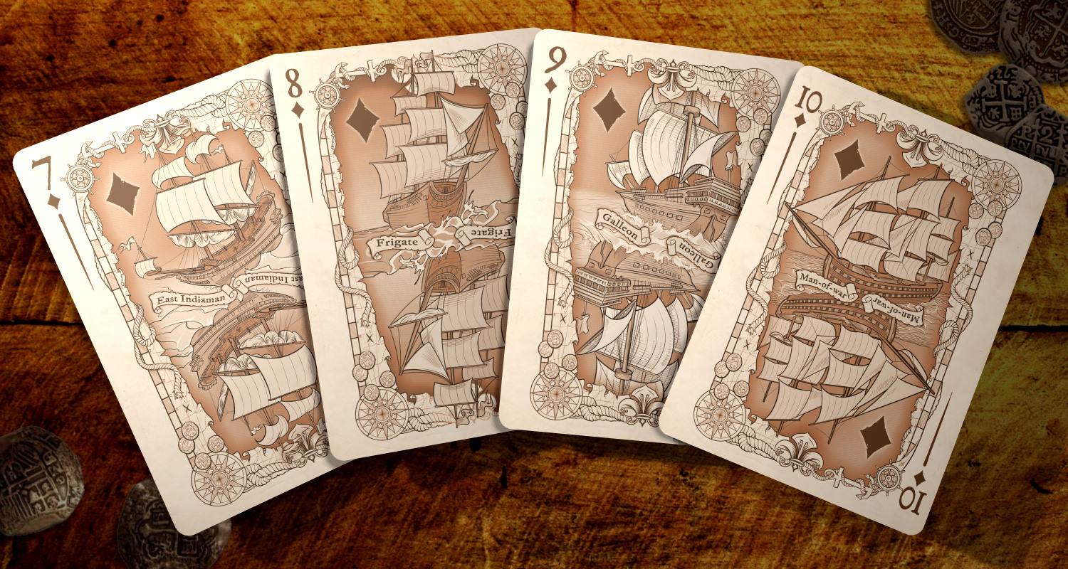 Seven Seas Playing Cards - Rare Unbranded Edition | Premium Collectible Card Deck for Magic Tricks, Poker Games & Gift Giving