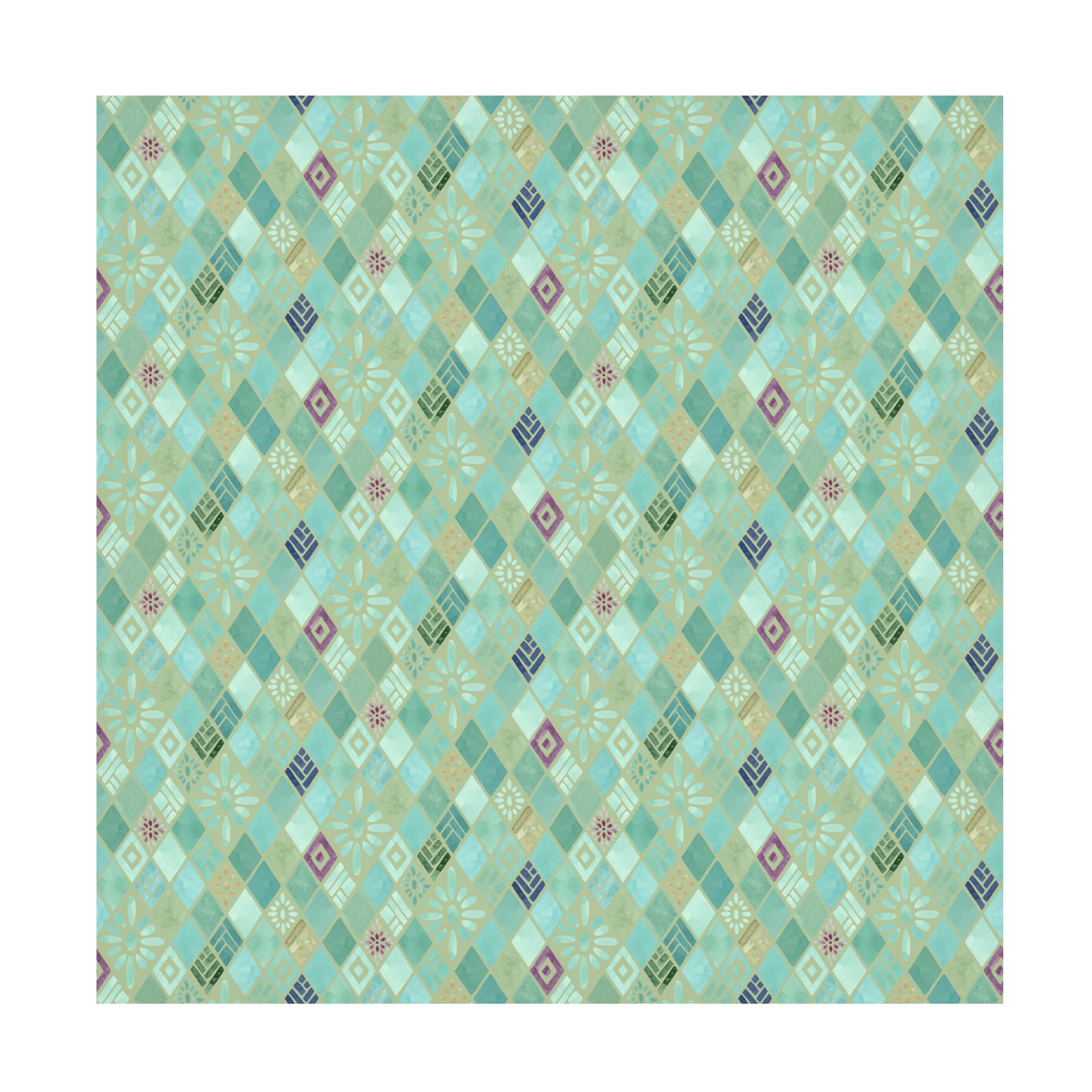Yachal Design 'Violets 300' Floral Canvas Wall Art Print - Handmade Home Decor for Living Room, Bedroom & Office