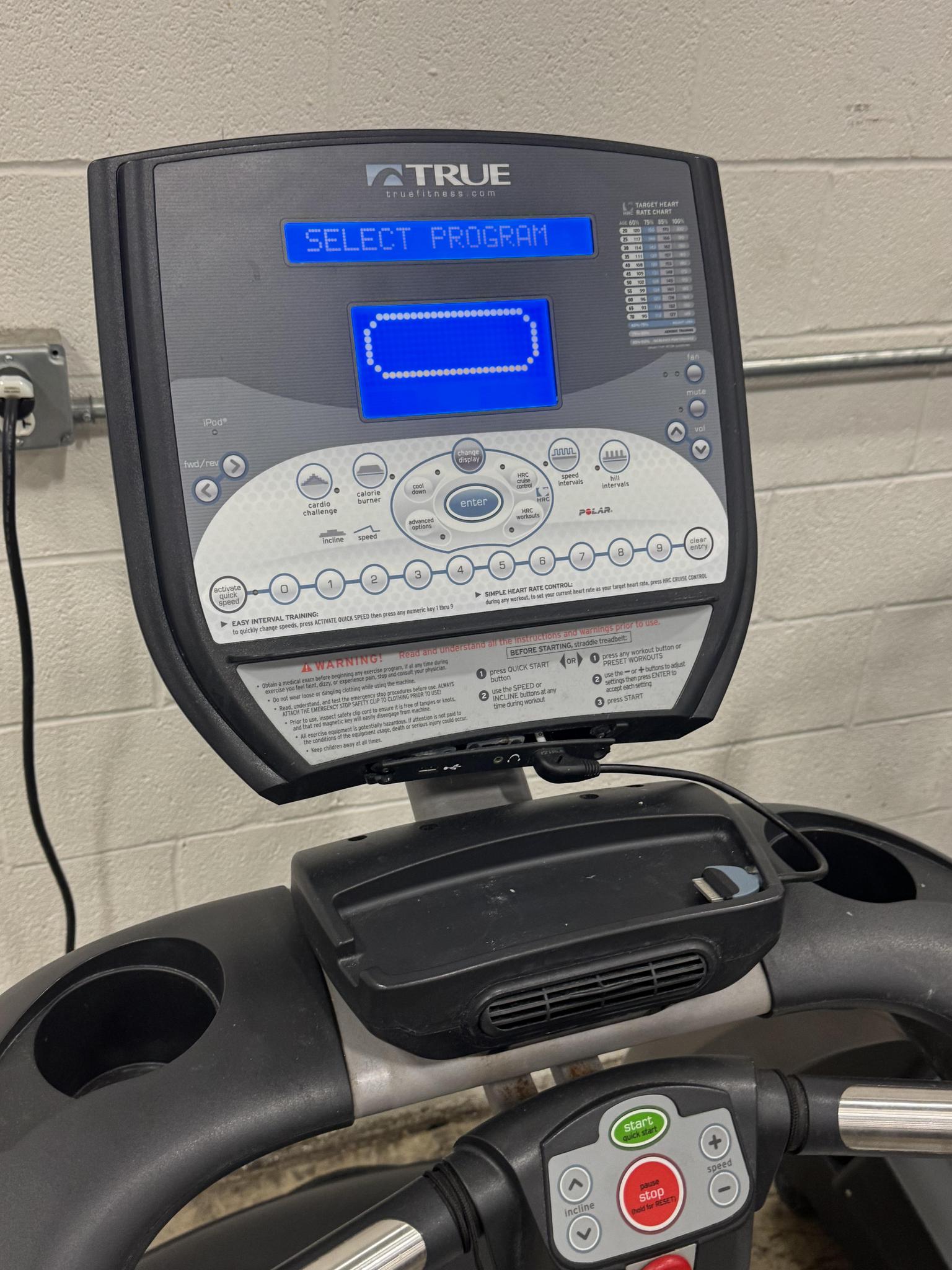 True Fitness CS500 Commercial Treadmill - Used High-End Gym Equipment for Home & Commercial Use | Cardio Workout, Running & Fitness Training
