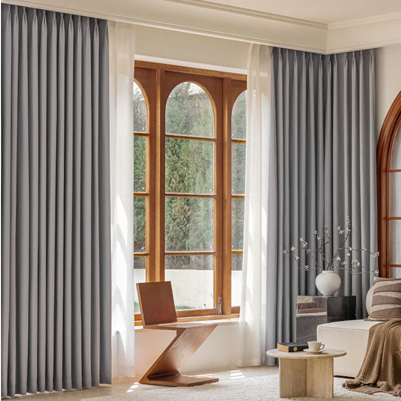 Briana Purple Velvet Jacquard Blackout Soundproof Curtains - Thermal Insulated Drapes for Bedroom, Living Room & Home Theater (Custom Size Available)