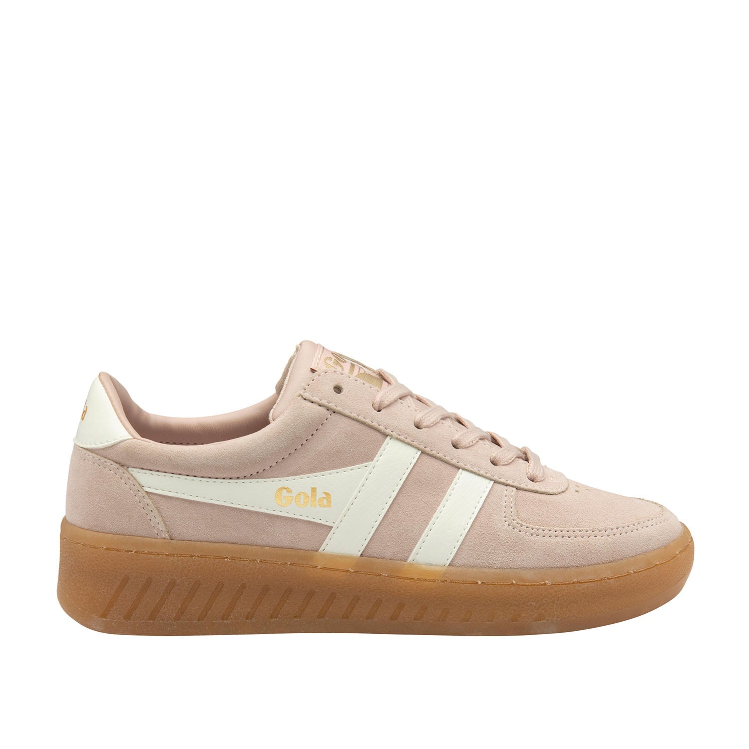 Gola Women's Grandslam Suede Sneakers in Pink - Vintage-Inspired Casual Shoes for Women - Perfect for Everyday Wear, Walking & Retro Fashion Outfits