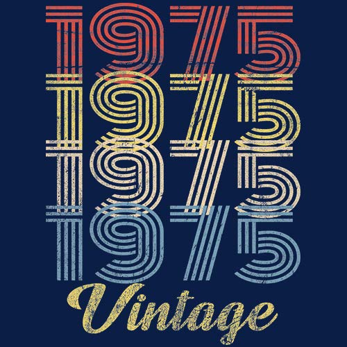 Vintage 1975 Retro 50th Birthday Gift for Men - Classic 50th Birthday T-Shirt - Perfect for 50th Birthday Parties & Milestone Celebrations