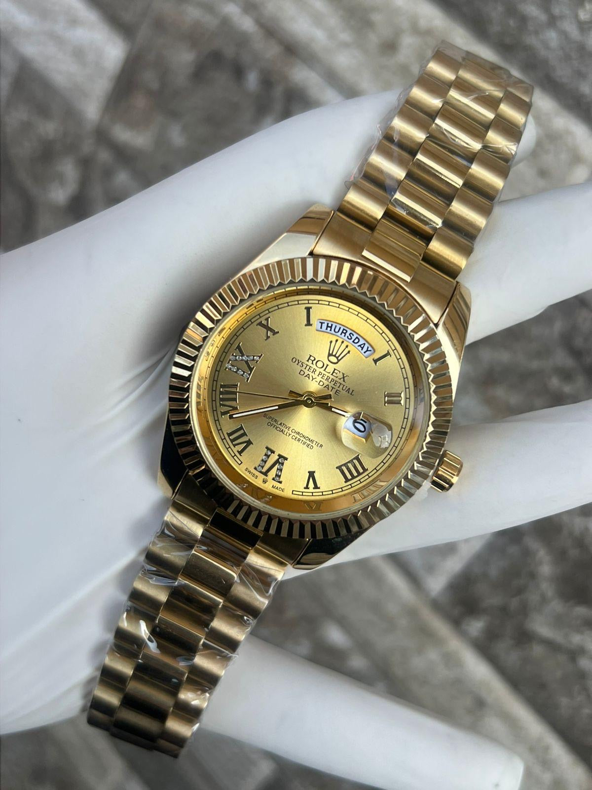 Luxury Rolex Watches with Roman Numerals - Elegant Timepieces for Men & Women | Perfect for Formal Events, Business Meetings & Special Occasions