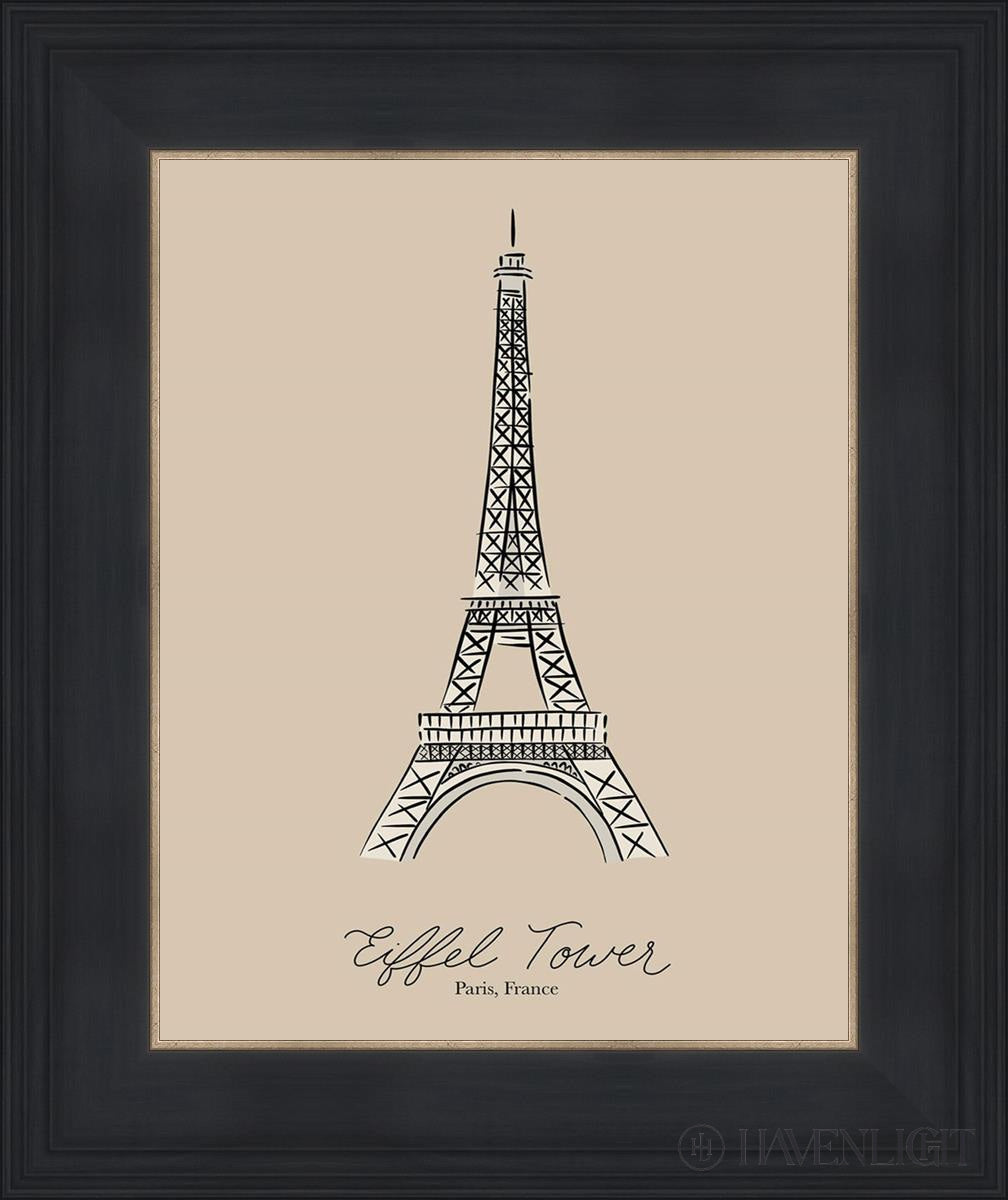 Eiffel Tower Art Print by Elise Gomez - Elegant Parisian Wall Decor for Home, Office & Gifts