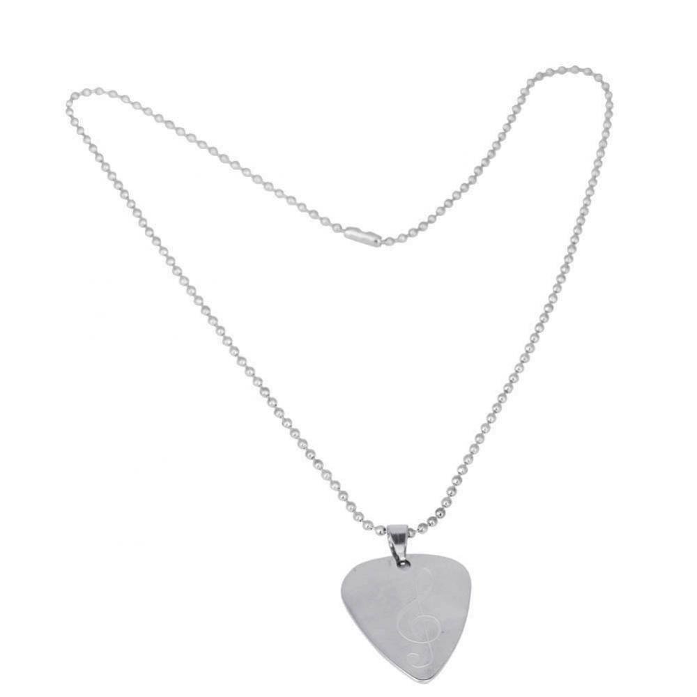 Premium Metal Guitar Pick Necklace - Durable Bass & Acoustic Guitar Accessory for Musicians - Perfect for Performances, Gifts & Music Lovers
