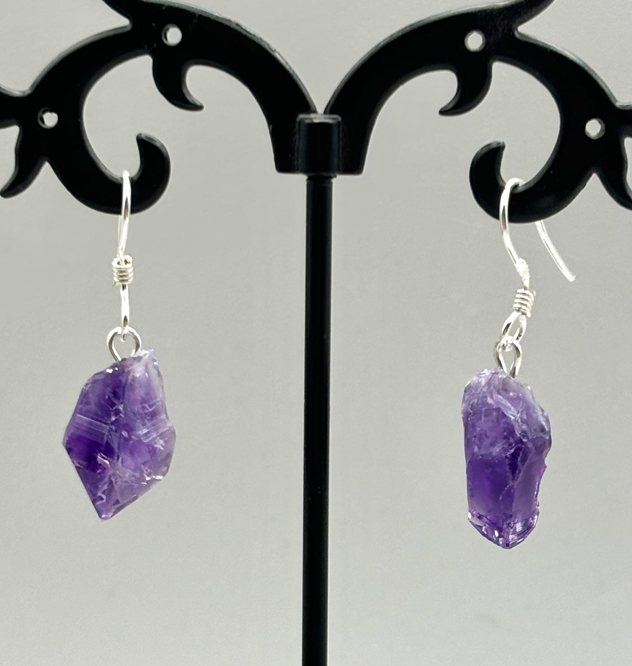 Amethyst Earrings Sterling Silver 925 - Elegant Purple Gemstone Jewelry for Women, Perfect Gift for Birthday, Anniversary & Special Occasions