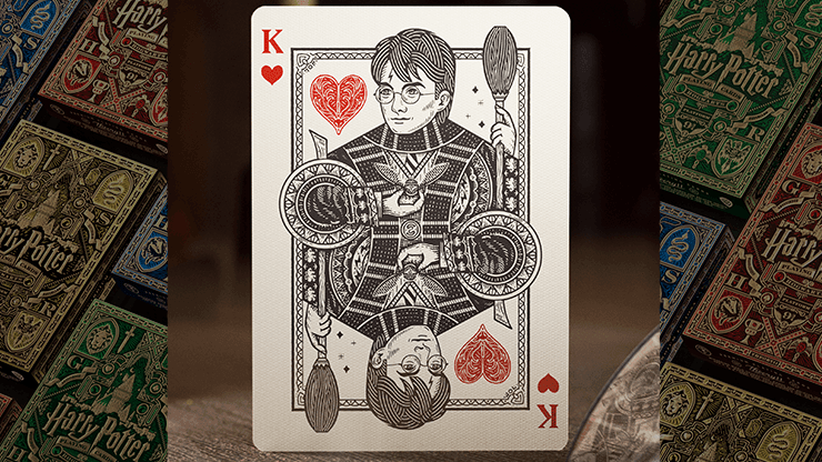Harry Potter Hufflepuff Playing Cards - Official Wizarding World Collectible Deck for Magic Fans, Game Nights & Gifts