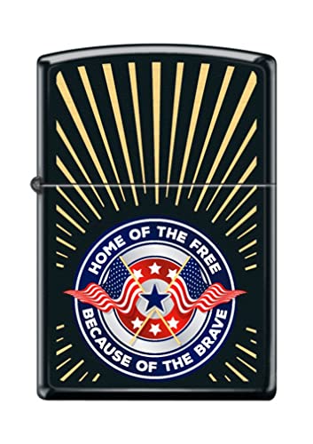 Black Home of the Free Brave Z5206