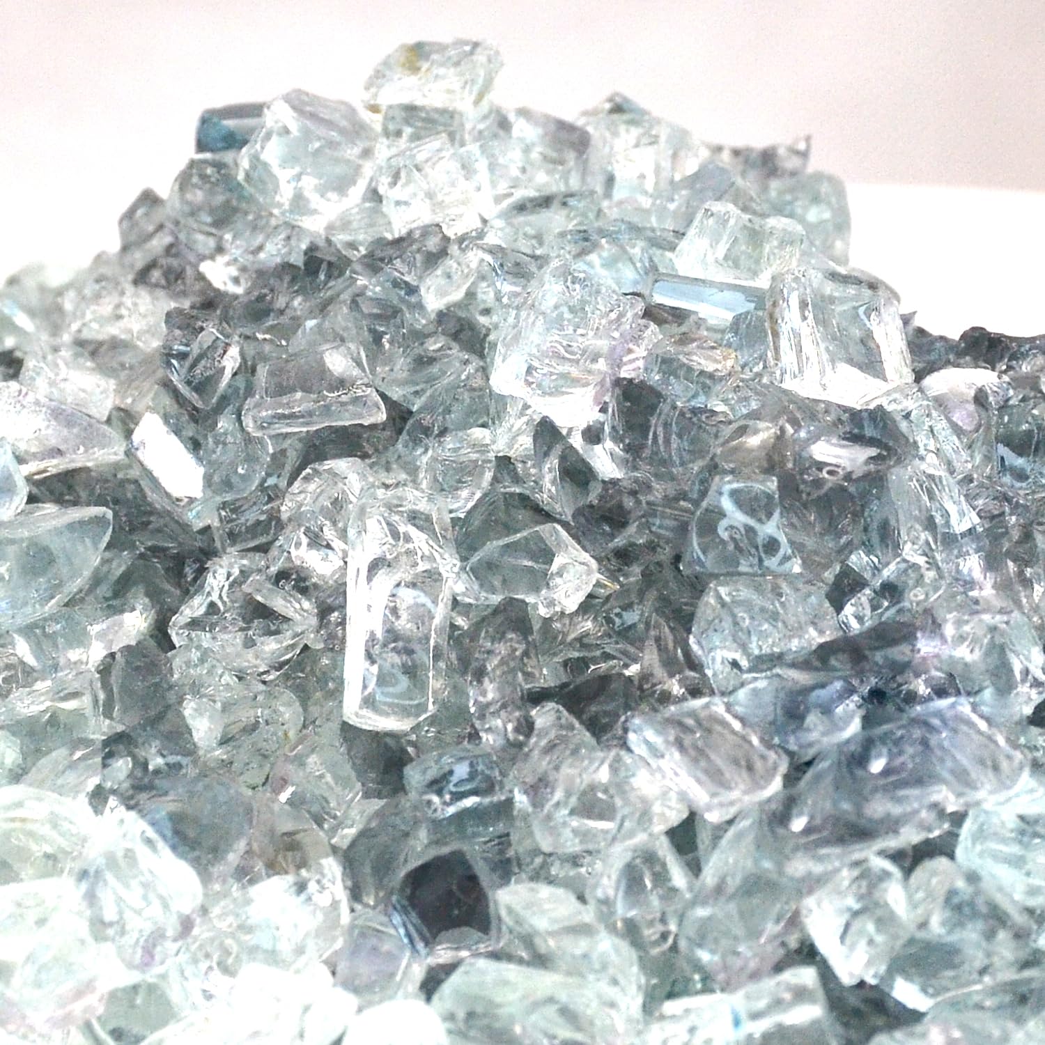 10 lbs High-Gloss Fire Glass for Fire Pits & Fireplaces - 1/2