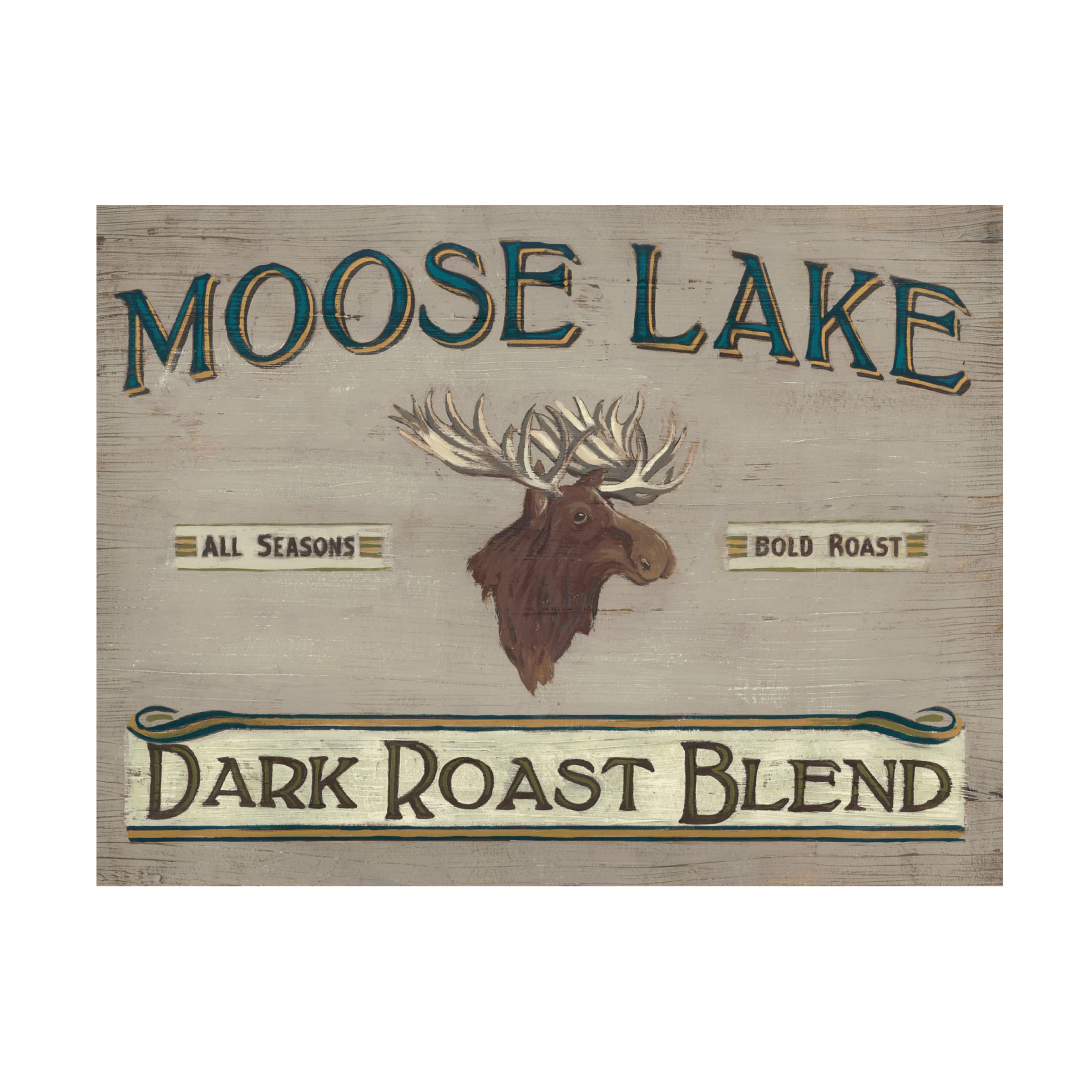 Trademark Fine Art 'Lodge Coffee III' Canvas Wall Art Print by June Erica Vess - Perfect for Living Room, Bedroom & Office Decor