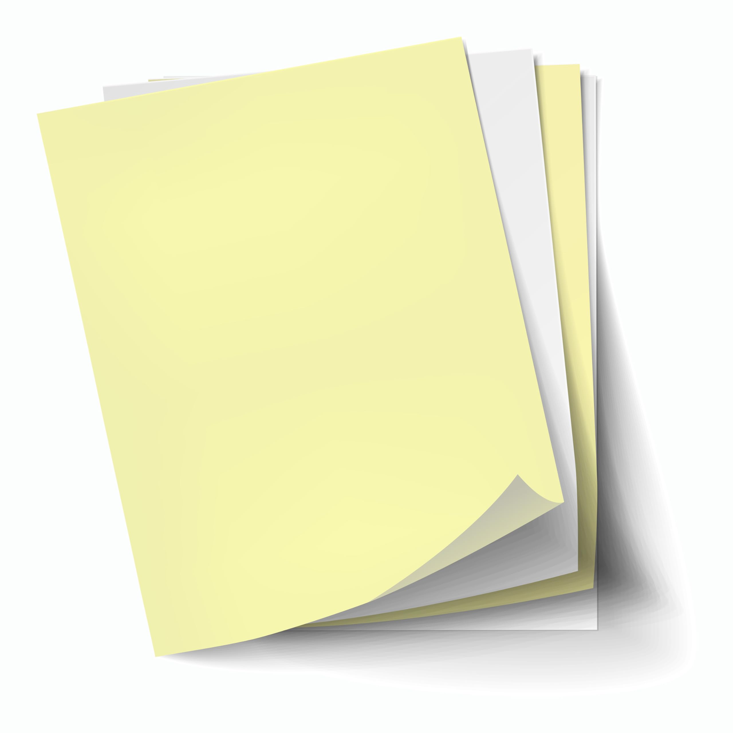 Excel One Carbonless 2-Part NCR Paper 230949 (Canary/White), 8.5