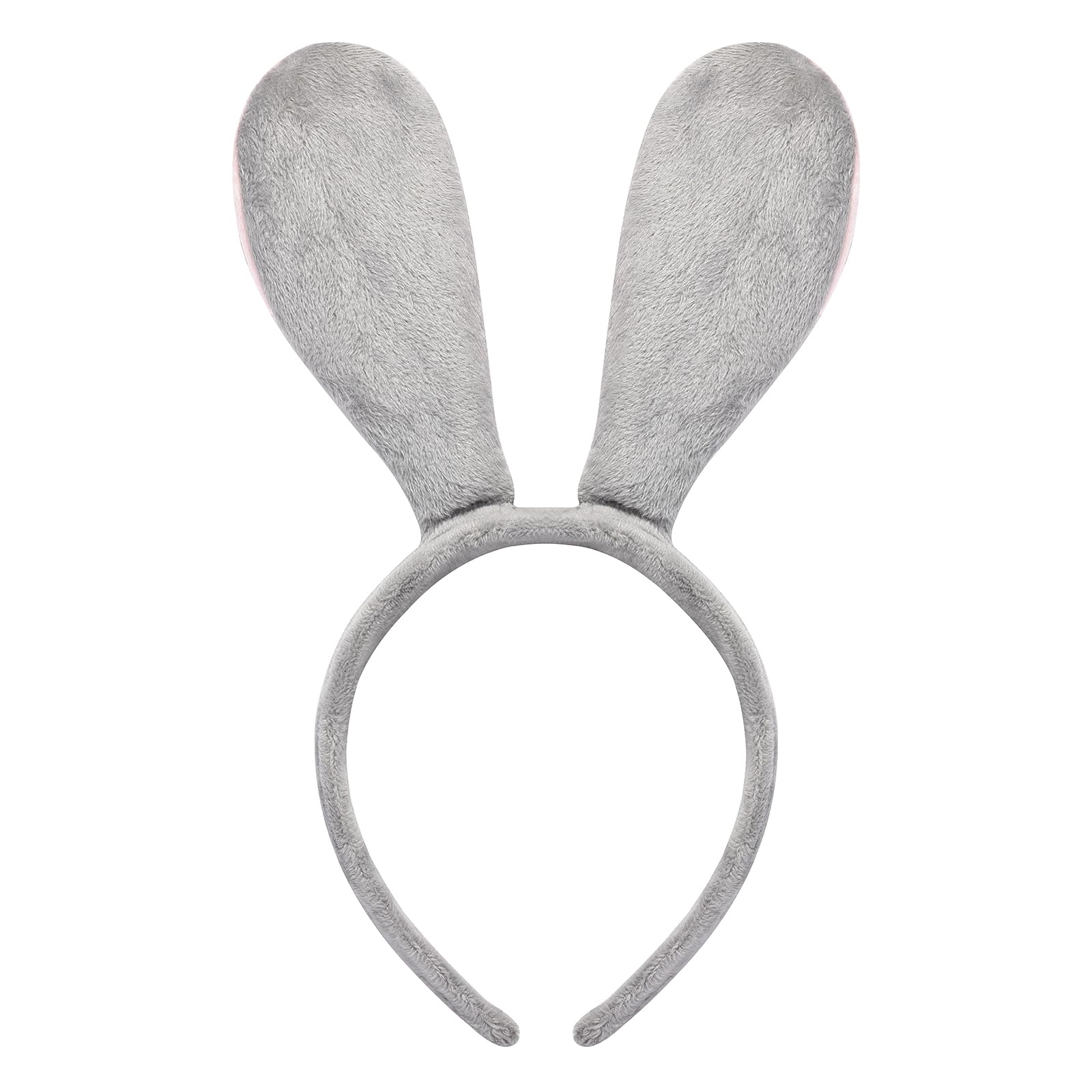 Cute Bunny Ears Headband for Women Kids - Easter Halloween Party Costume Accessories - Perfect for Dress Up, Cosplay, and Themed Celebrations