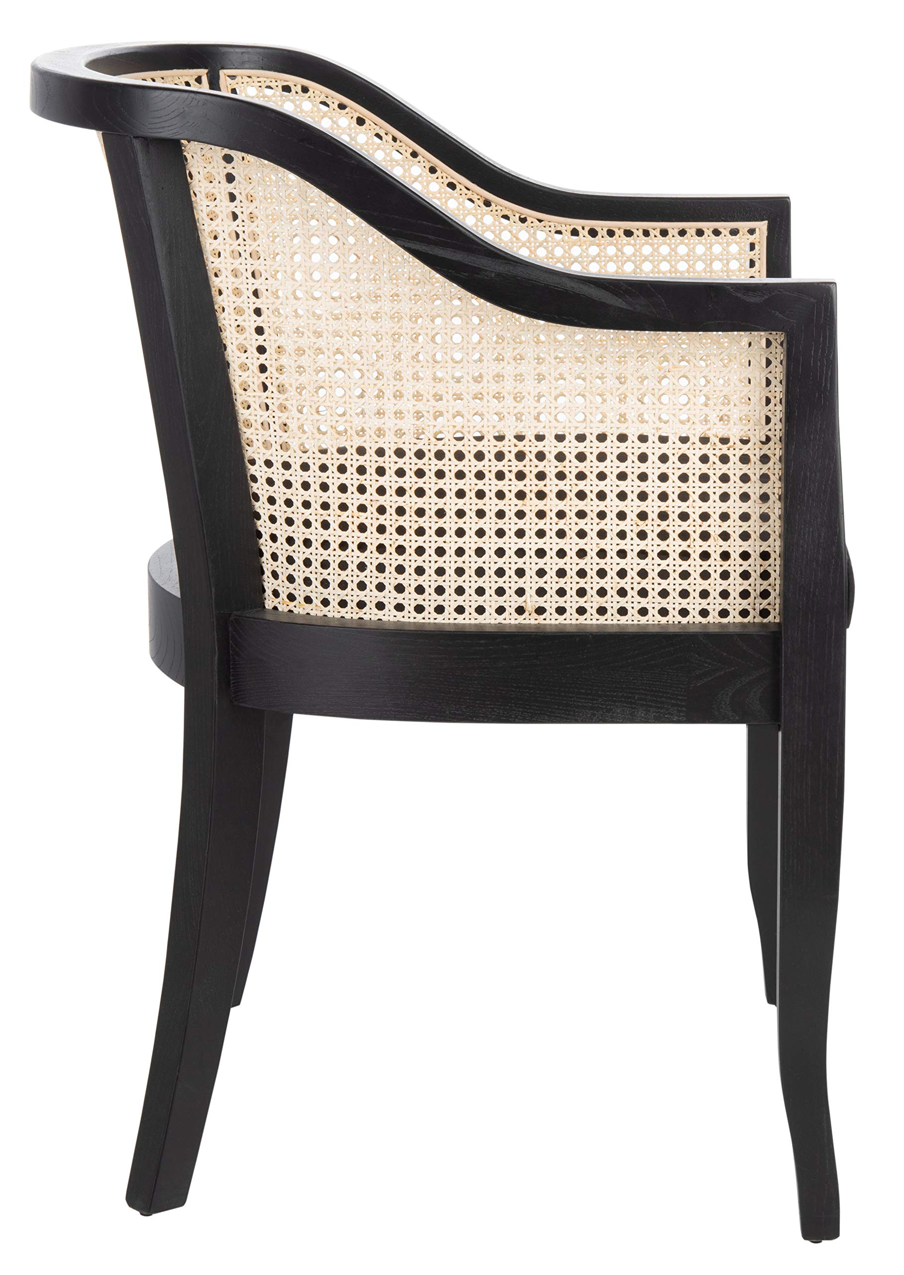 Safavieh Home Rina White Dining Chair - Modern Upholstered Side Chair for Kitchen, Dining Room & Office - Comfortable & Stylish Seating Solution