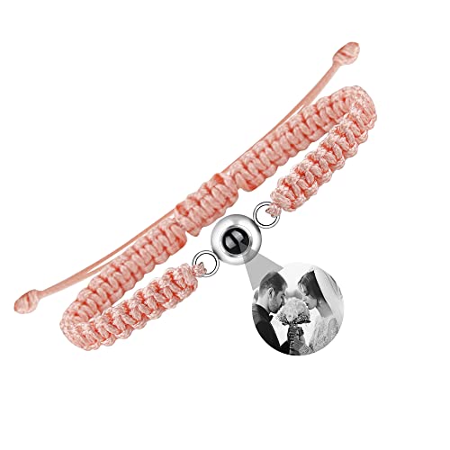 Pink-Black and White Image