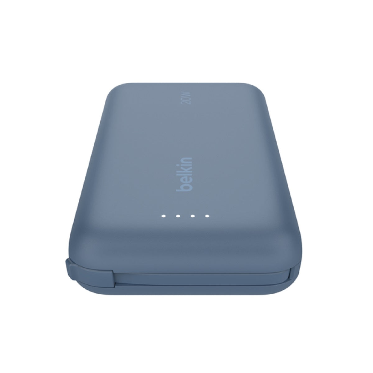 Belkin BoostCharge 10000mAh Portable Charger with Built-in Cable - Fast Charging Power Bank for iPhone, Samsung, Android Phones | Perfect for Travel, Camping & Emergency Backup
