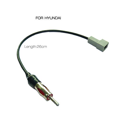 Universal Car Radio Antenna Adapter for Hyundai & Kia Vehicles - Compatible with Accent, Azera, Elantra, Touring, Genesis, Santa Fe, Sonata, Tucson, Veracruz - OEM to Aftermarket Radio Conversion Kit - Perfect for Car Audio Upgrades & Stereo Installations
