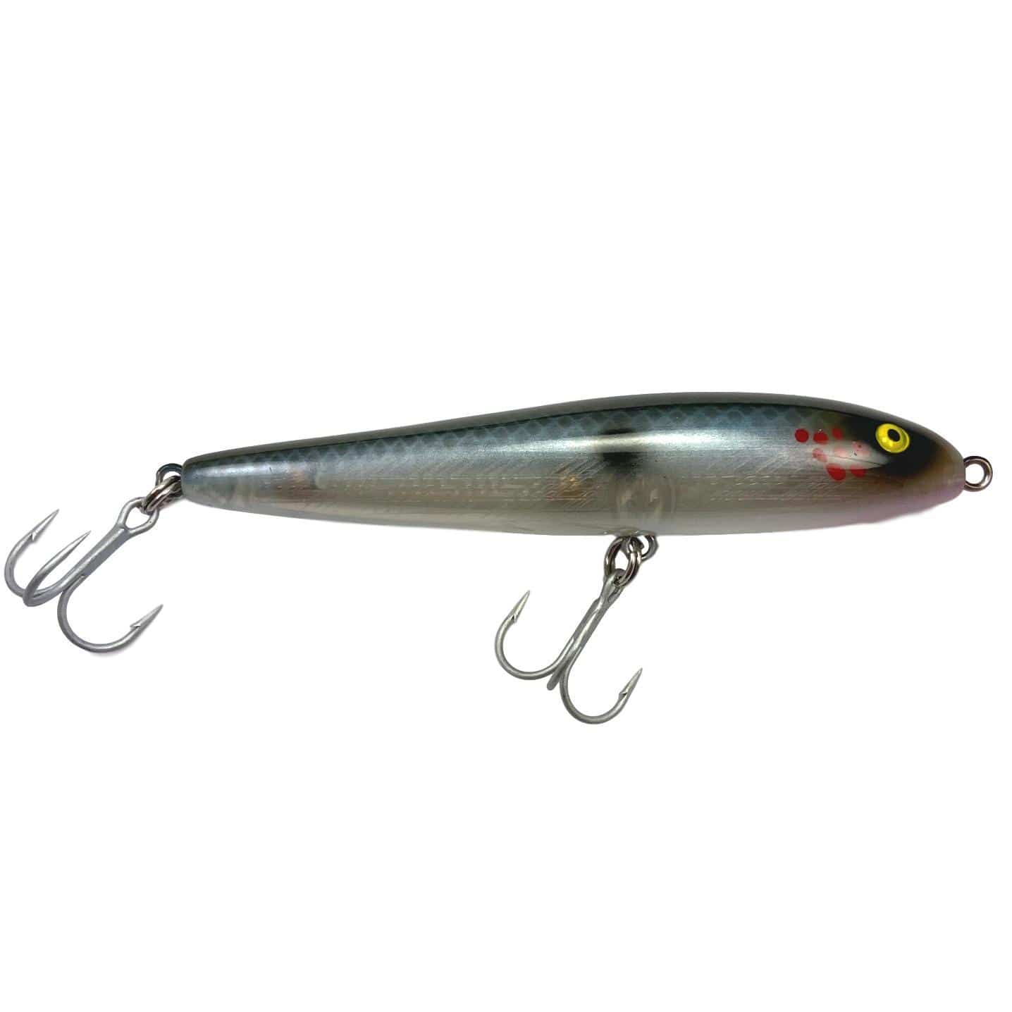 Rebel Jumpin Minnow Topwater Fishing Lure - Bass Trout Saltwater Fishing Bait - Perfect for Freshwater & Saltwater Anglers