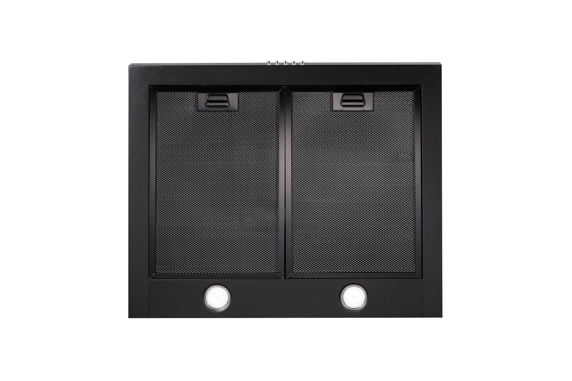 Schweigen TRI 600B 60cm Wall Mount Range Hood in Matte Black - Powerful Kitchen Exhaust Fan for Smoke and Odor Removal - Perfect for Modern Home Cooking and Open Plan Kitchens