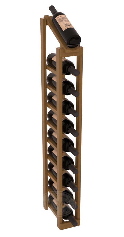 InstaCellar 10R Display Top Rack - Single Column Wine Storage Organizer for Kitchen, Bar & Cellar | Perfect for Wine Bottle Organization & Display