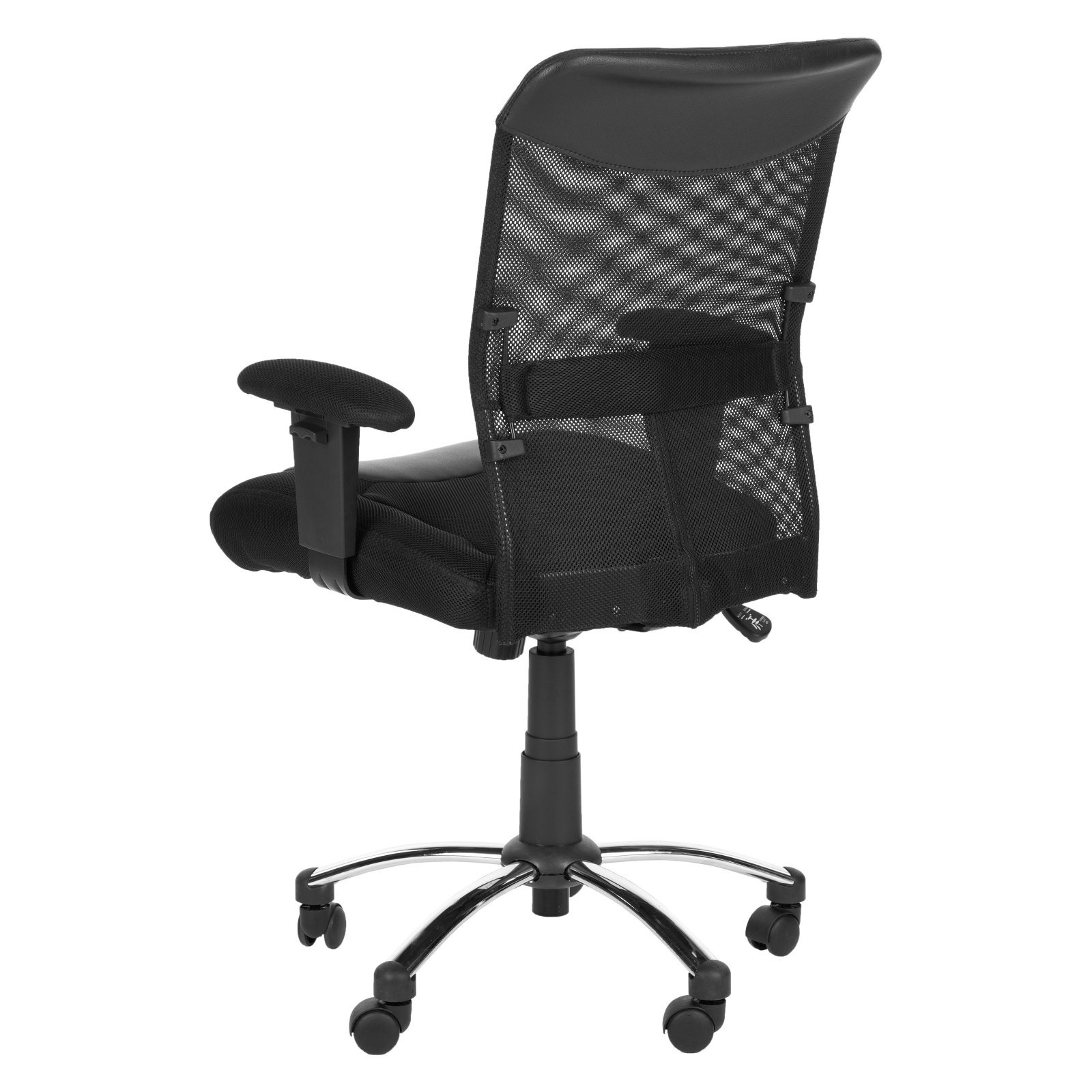 Safavieh Bernard Black Home Office Desk Chair - Ergonomic Executive Chair for Work, Study, and Gaming