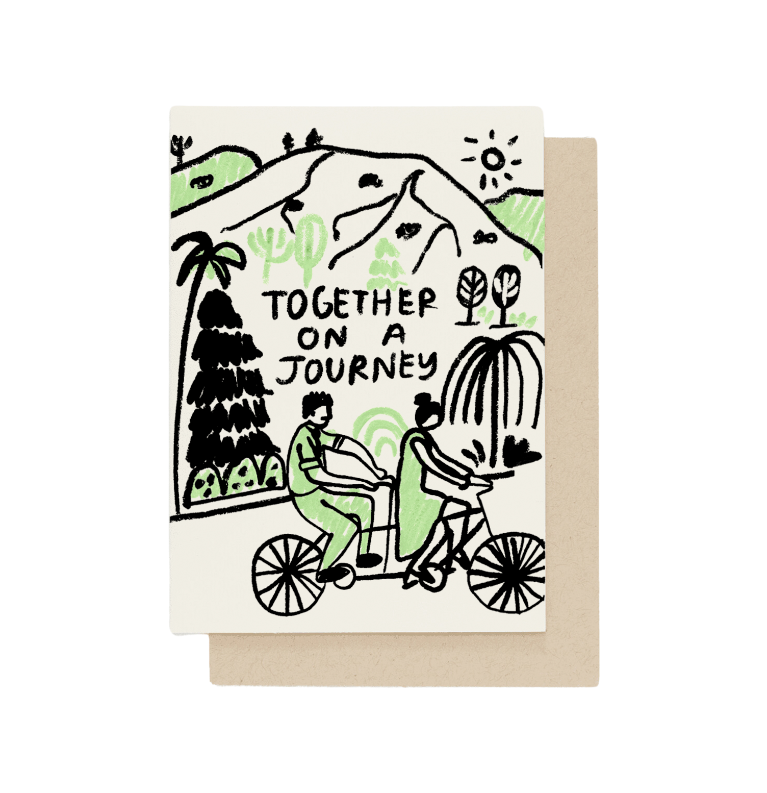 Journey Together Greeting Card - Heartfelt Keepsake for Anniversaries, Weddings & Special Occasions - Perfect for Couples, Friends & Family