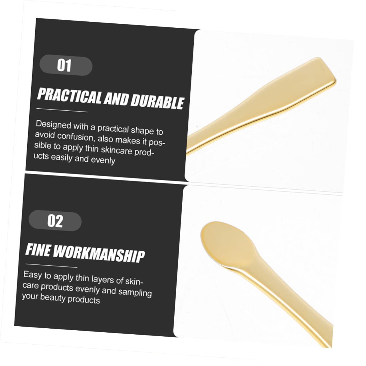 8-Piece Makeup Mixing Spatula Set for Facial Cream & Lotion - Beauty Tools for Skincare & Massage