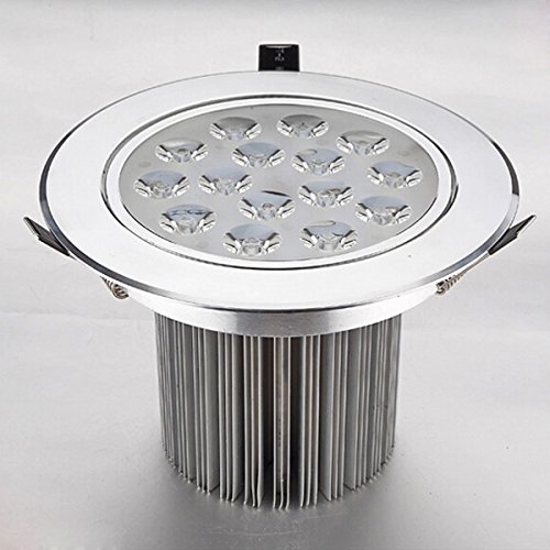 15W LED Ceiling Spot Light Fixture with Frosted Glass - Warm White 3000K, Dimmable Recessed Lighting for Kitchen, Living Room, Bedroom, and Cabinet Illumination