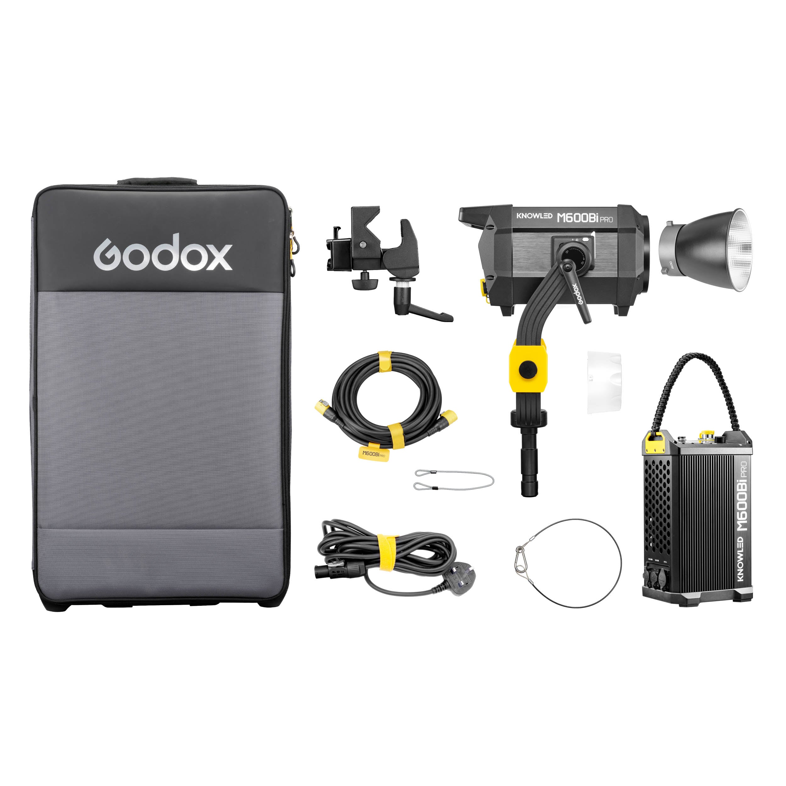 KNOWLED M600BI PRO Waterproof COB LED Cine Light - Professional Studio Lighting for Film, Photography & Video Production - Perfect for Outdoor Shoots, Live Streaming & Indoor Studio Use