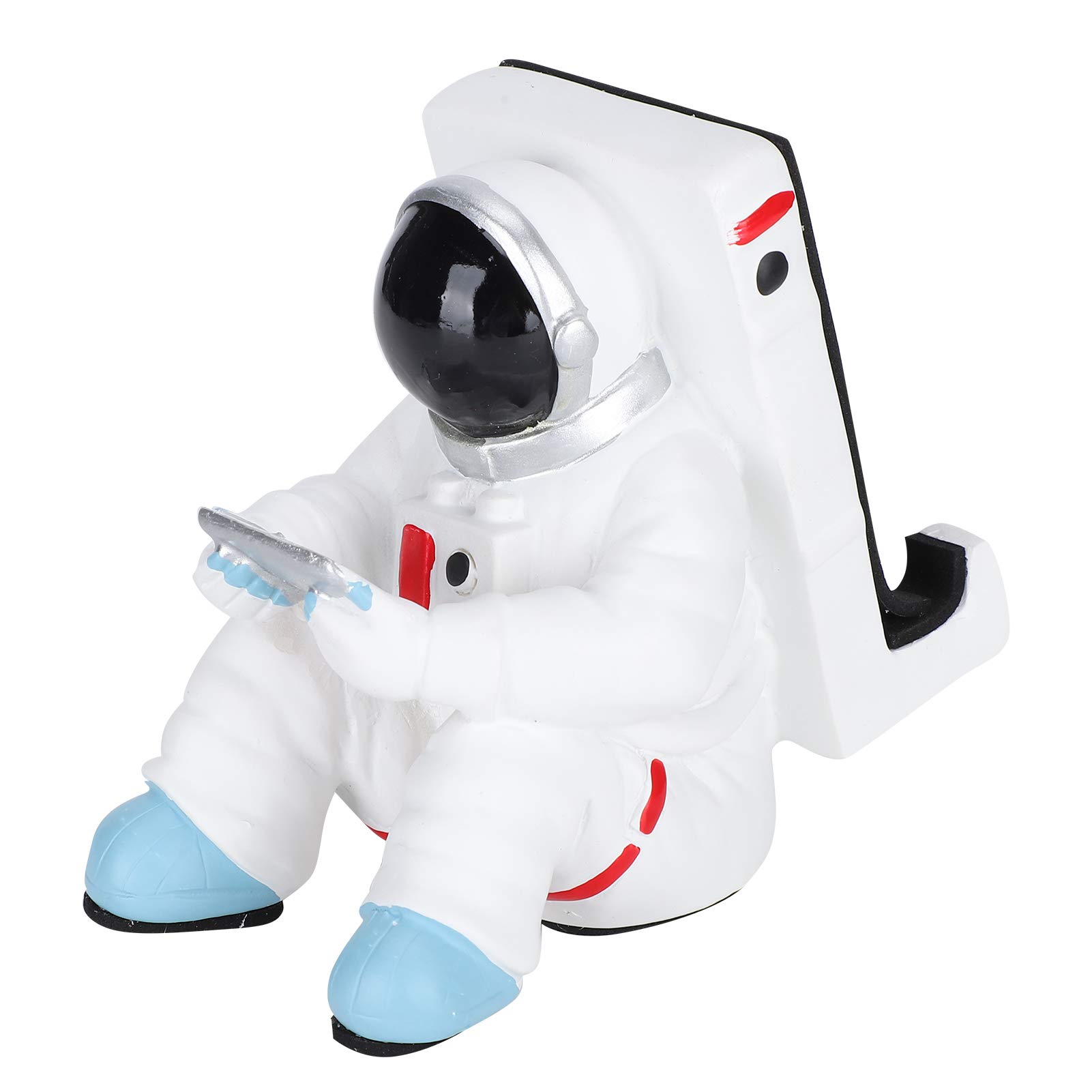 Astronaut Phone Stand - Resin Desk Holder for Office & Home Decor