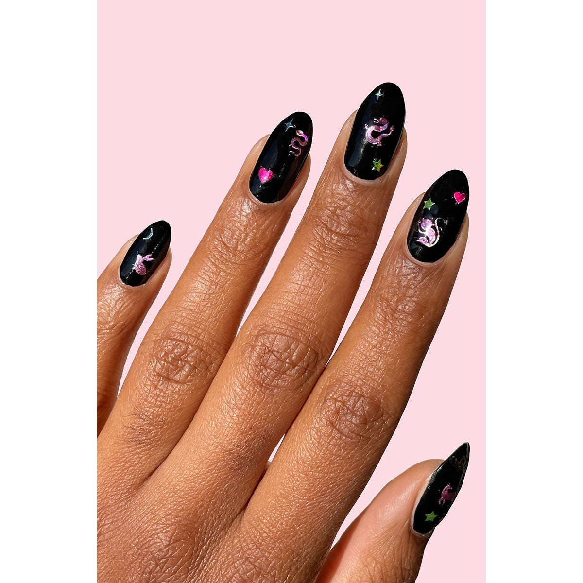 Cirque Colors Ready to Wear Nail Art Stickers - Good Luck Design | Easy DIY Nail Decals for Home Manicures & Party Looks