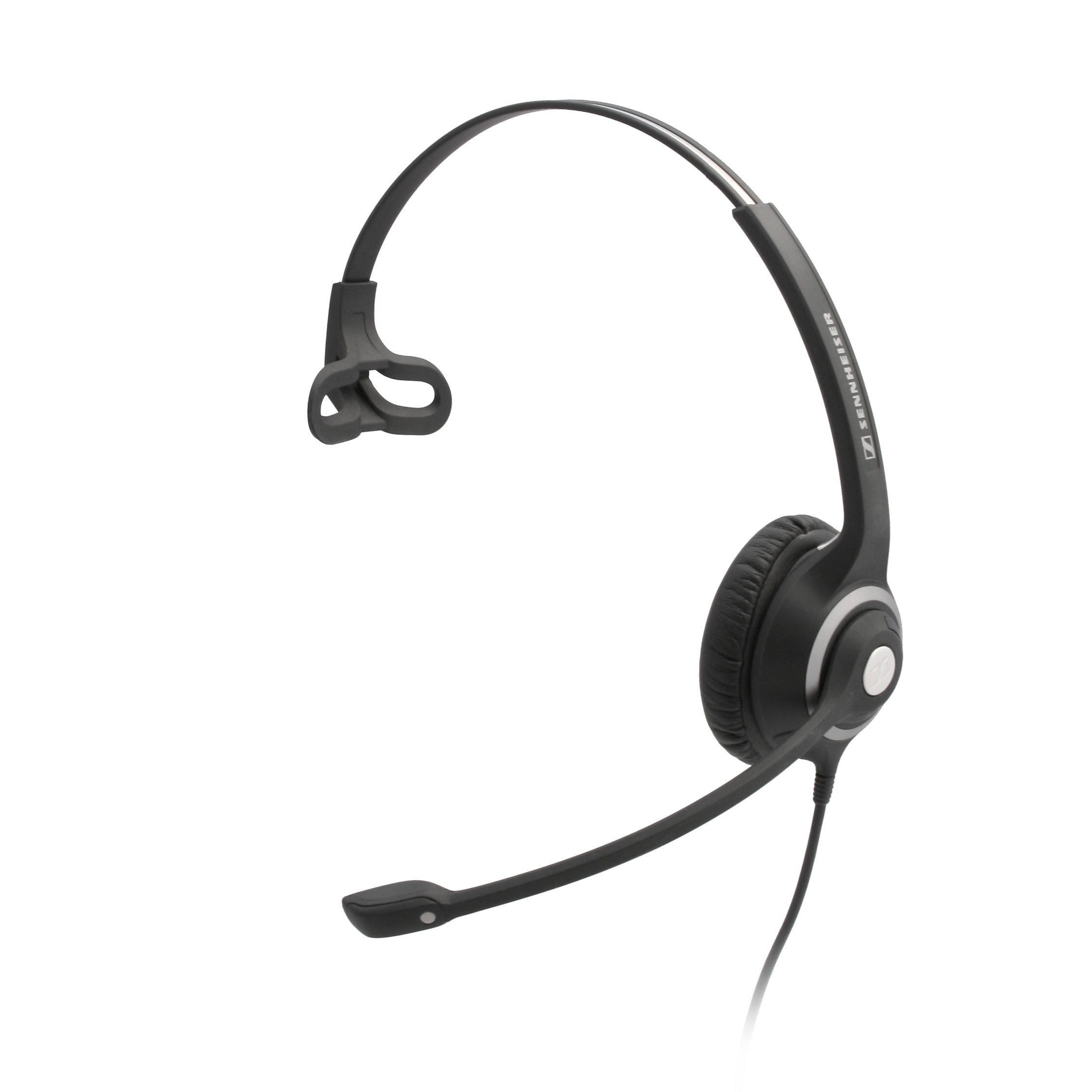 DeskMate Single-Ear Universal Office Phone Headset with Noise Cancellation - Hands-Free Call Center Headphones for Business, Remote Work & Customer Service Professionals