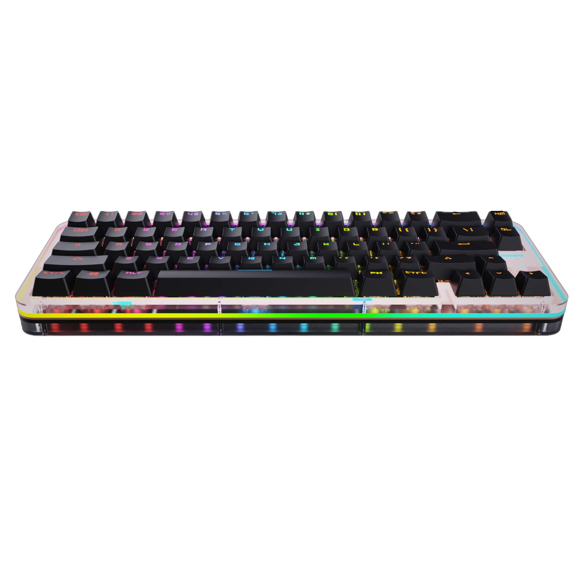 KPREPUBLIC DNA65 65% Hot Swappable Custom Mechanical Keyboard Kit - RGB Backlit, Gateron Blue Switch, DIY PCB Case | Perfect for Gaming, Coding & Office Work